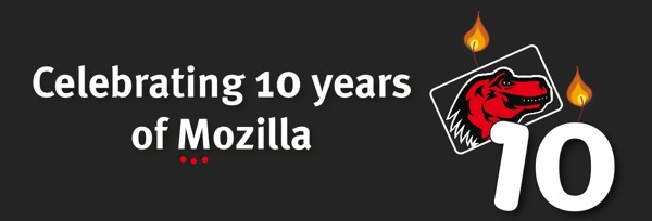 Celebrating 10 years of Mozilla