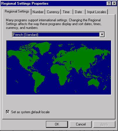 Image 3: Regional Settings Properties dialog