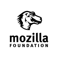 Mozilla Foundation Logo/Wordmark in black-and-white