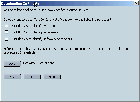 download ca cert dialog