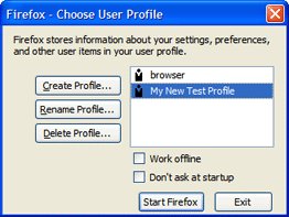 firefox profile manager command